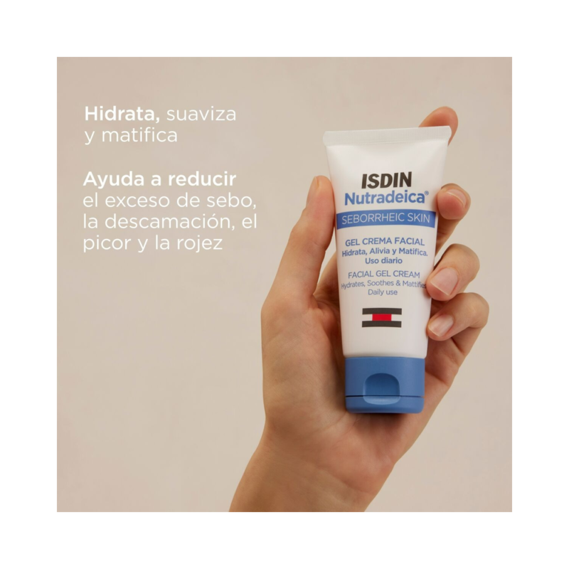 D_NQ_NP_2X_608187-MLA88113772284_072025-F-1.webp Gel Crema Facial Isdin Nutradeica Piel Seborreica 50ml