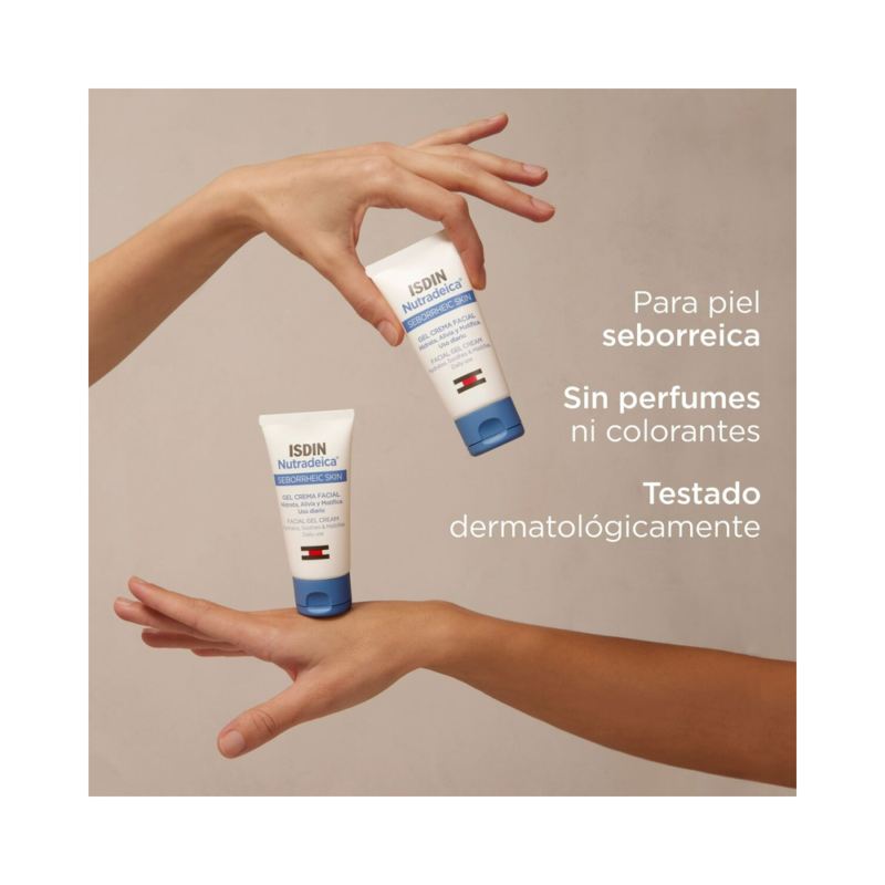 D_NQ_NP_2X_692087-MLA88113791934_072025-F-1.webp Gel Crema Facial Isdin Nutradeica Piel Seborreica 50ml