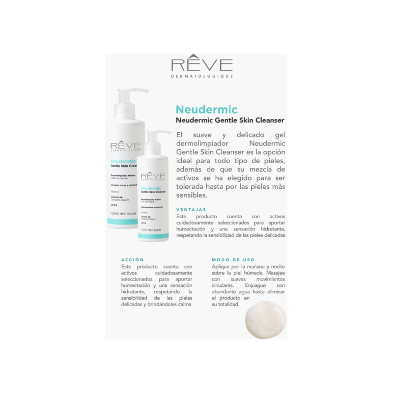 D_NQ_NP_2X_787895-MLU73127449840_122023-F-1.webp Reve Neudermic Dermolimpiador Neutro Ph5.6 240ml Gentle Skin Tipo de piel Todo tipo de piel