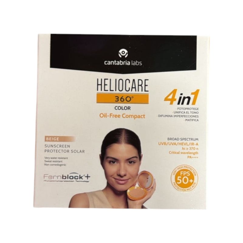 Heliocare 360º Oil-free Compact Spf 50+ Beige 10g