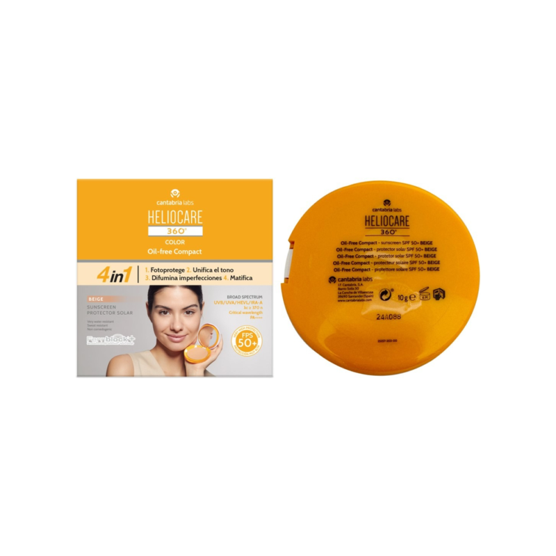 Heliocare 360º Oil-free Compact Spf 50+ Beige 10g