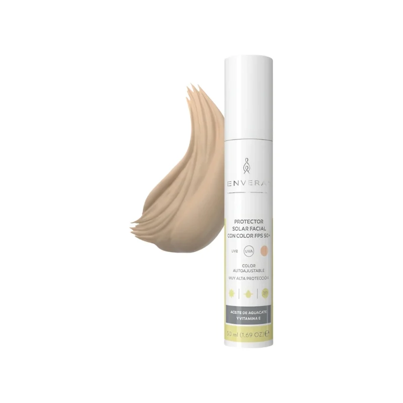 Envera Protector Solar Fps 50+ Uva/uvb Con Color Light 50ml