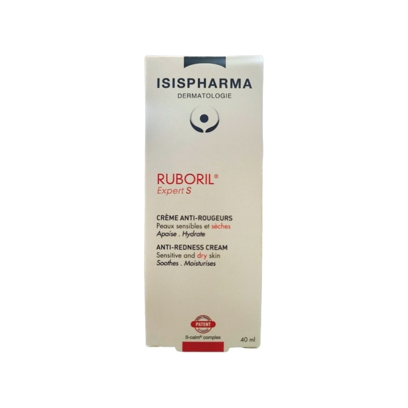 Ruboril Expert S crema 40 ml: calma rojeces en piel seca, sensible o con rosácea