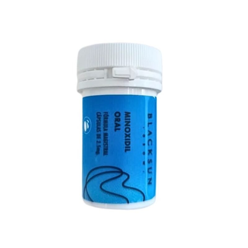 Blacksun Minoxidil Oral 2.5 Mg 30 Capsulas