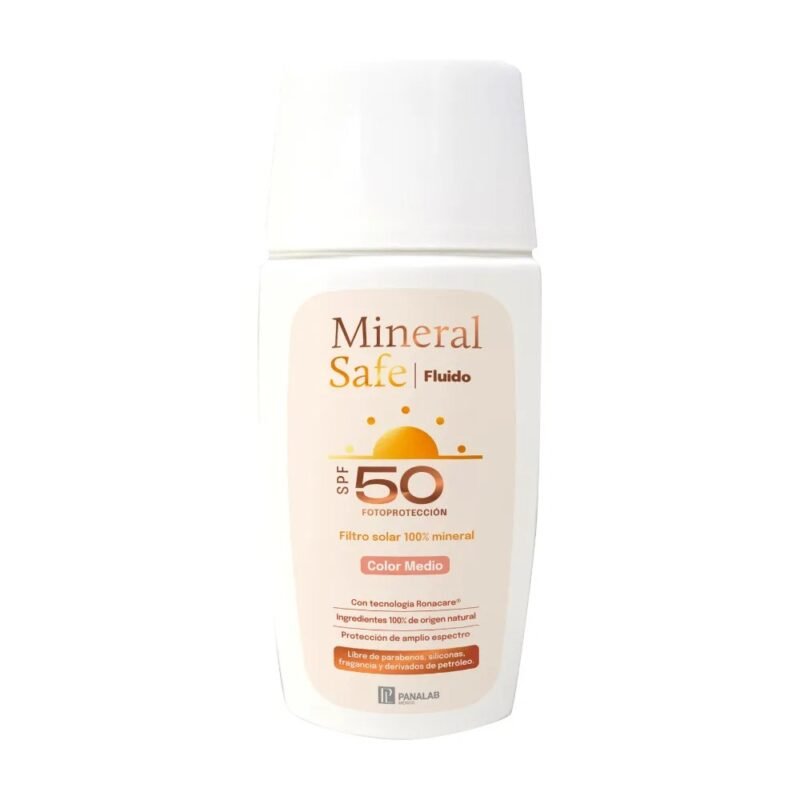 PANALAB MINERAL SAFE FLUIDO SPF 50 COLOR MEDIO 50ml