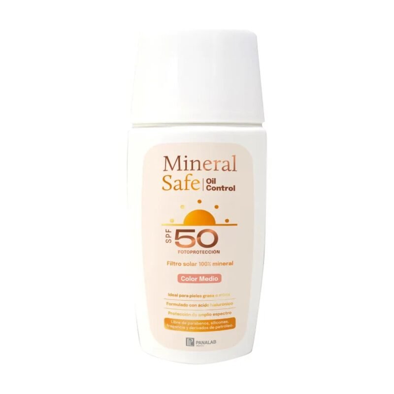2681 PANALAB MINERAL SAFE OIL CONTROL SPF 50 COLOR MEDIO 50ml