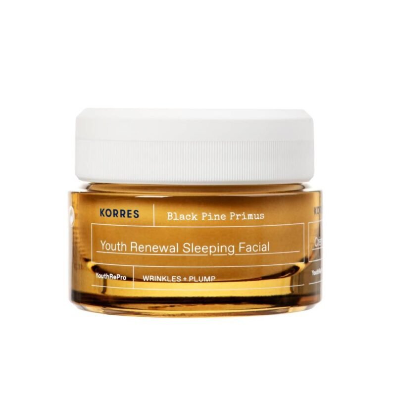 3191 KORRES BLACK PINE PRIMUS YOUTH RENEWAL SLEEPING FACIAL 40 mL